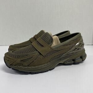 New Balance 1906L Woodland U1906LNV Size 8.5 Men Brown Green Suede Loafer Mesh